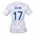 Tanie Strój piłkarski Francja William Saliba #17 Koszulka Wyjazdowej dla damskie MŚ 2022 Krótkie Rękawy